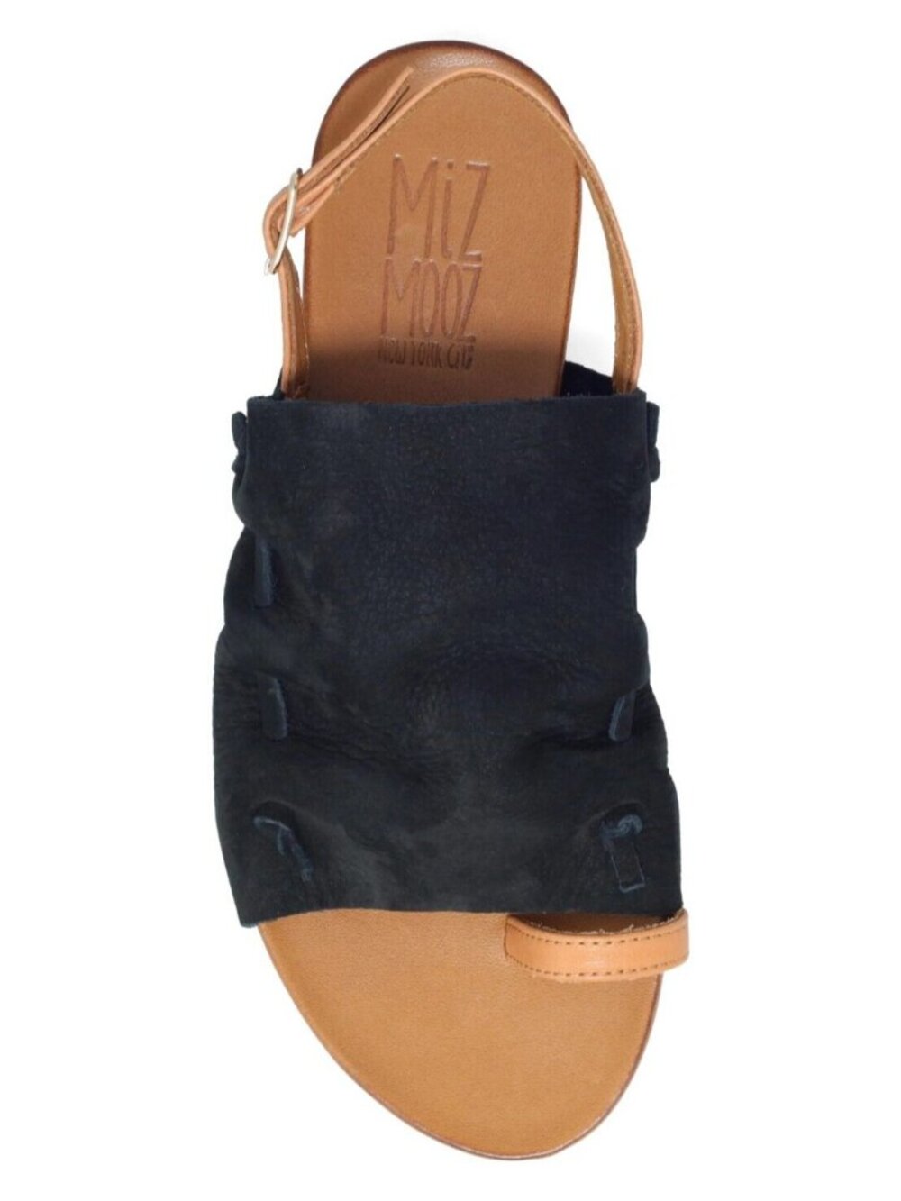 Miz Mooz Rian Women's Leather Slingback Sandals Black EU 40 / Fit Small, US 9 - Picture 4 of 4
